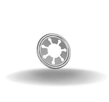 Dzus® Quarter-Turn Retainer, Size 6, Stainless Steel, 0