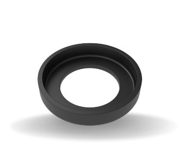 Dzus® Lion Quarter-Turn Accessory, Medium Size, Plastic Natural