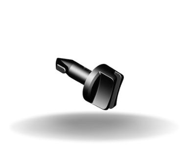 Dzus® Quarter-Turn Stud, Knob Style, Plastic, Natural