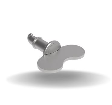 Dzus® Lion Quarter-Turn Stud, Medium Size, Wing, Stainless Steel Passivated
