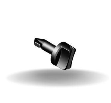 Dzus® Quarter-Turn Stud, Knob Style, Plastic, Natural