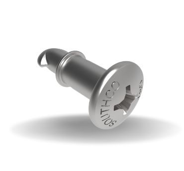 Dzus® Lion Quarter-Turn Stud, Medium Size, Phillips, Flush, Stainless Steel Passivated