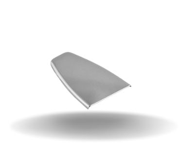 Capas para as Abas da Dobradiças, Aba, Aço Inox 316, Alto brilho