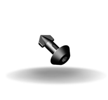 Dzus® Quarter-Turn Stud, Hex Recess, Plastic, Natural