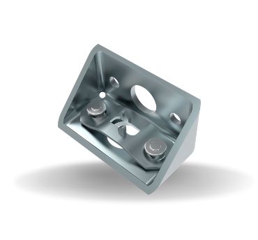 Dzus® Lion Quarter-Turn Receptacle, Large Size, Steel Zinc Immersion Coating