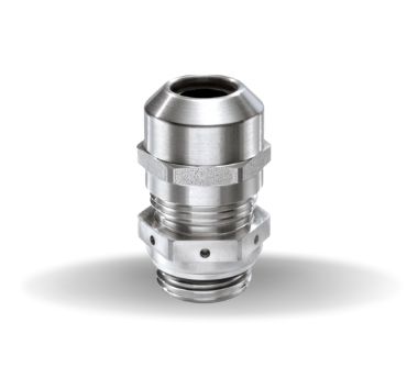Prensa-cabos EN 45545 ESSVG RW, VentGLAND®, aço inoxidável, métrico