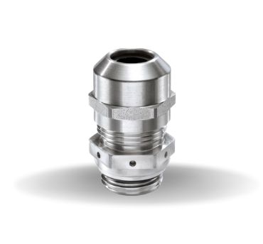 Prensa-cabos EN 45545 ESSVG LT RW, VentGLAND®, LowTemp, aço inoxidável, métrico
