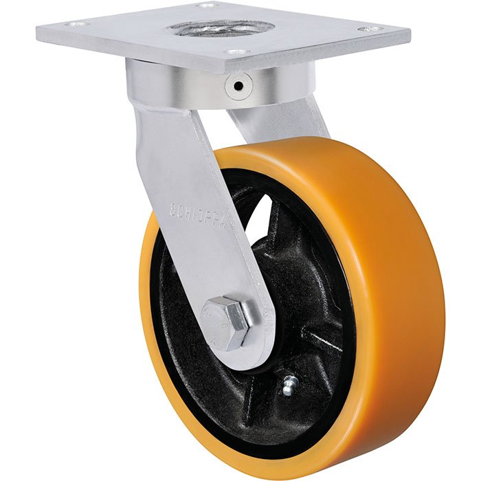 Rodízio ERGONOMIC HEAVY DUTY Schioppa – P – POLIURETANO MOLDADO