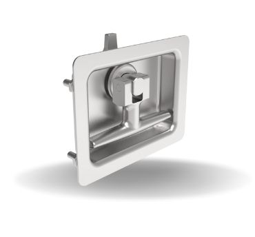 Fechos de Compressão, Fechos Pressão Regulável, Embutido com Maçaneta T, Sem restrição, 1-7.9mm Painel, 19.1-37.3mm Altura, Aço inox, Eletropolido Bright