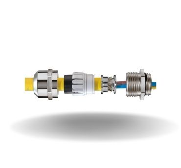 Prensa-cabos EMC e acessórios  SPRINT® EMSKV EMV-Z, cones de aterramento DIN 89345, latão, métrico, EN 62444  EMSKV EMV-Z