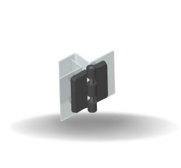 EH Dobradiça plana com parafuso 40mm