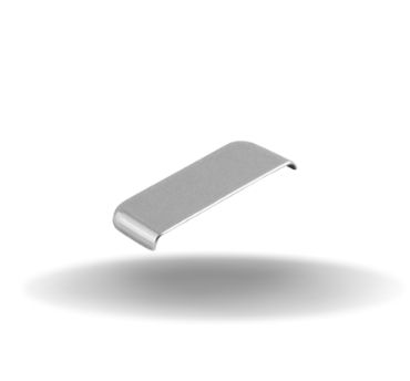 Capas para as Abas da Dobradiças, Aba pequena, Aço Inox 316, Alto brilho