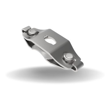 Dzus® Lion Quarter-Turn Receptacle, Large Size, Stainless Steel Passivated