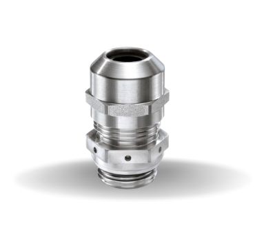 Prensa-cabos  Ventilação  SPRINT® EMC VentGLAND®, ESSVG EMV-Z, cones de aterramento DIN 89345, aço inoxidável, métrico, EN 62444  ESSVG EMV-Z, aço inoxidável 1.4305