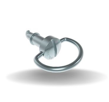 Dzus® Lion Quarter-Turn Stud, Medium Size, Bail Handle, Stainless Steel Passivated