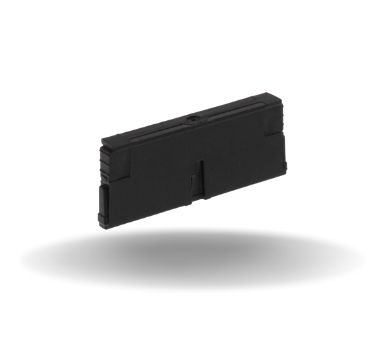 Grade, barra única, plástico, preto