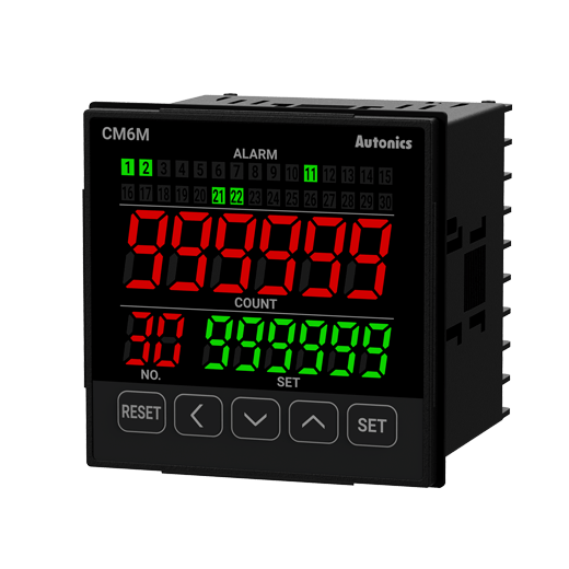 Contadores de 30 canais Autonics Série CM6M