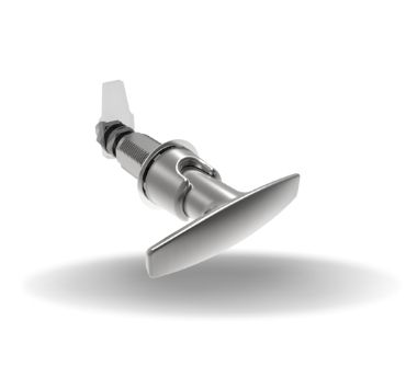 VISE ACTION® Fechos de Compressão, Tamanho grande, Fenda, Zamac, Revestimento em pó, Preto, 55 mm