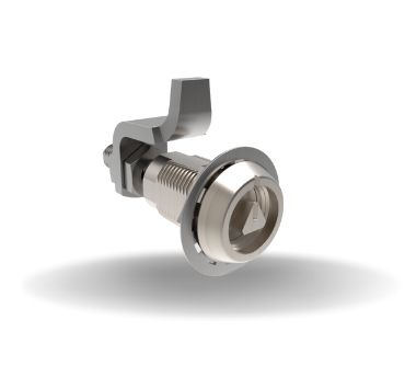 VISE ACTION® Fechos de Compressão, Tamanho grande, Triângulo 8 mm, Aço inox, Eletropolido, Prata, Lingueta com dobra