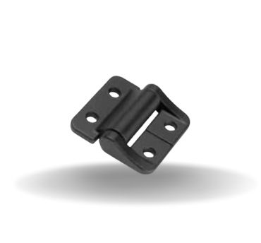 Dobradiças de Torque Constante, Simétrico, 0.903 Nm Torque adiante, 0.903 Nm Torque reverso , Tamanho médio, Liga de alumínio, Paint, Preto