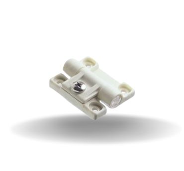 Dobradiças de torque regulável, Simétrico, Tamanho grande, Copolímero de acetal, Natural, Branco
