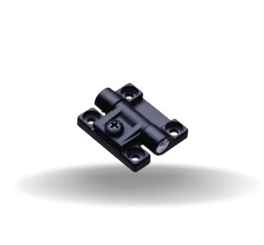 Dobradiças de torque regulável, Simétrico, Tamanho grande, Copolímero de acetal, Natural, Preto