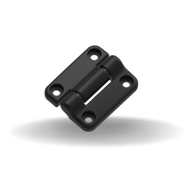 Dobradiças de Torque Constante , Simétrico, 4.180 Nm Torque adiante, Tamanho grande, Poliamida 6, Natural, Preto