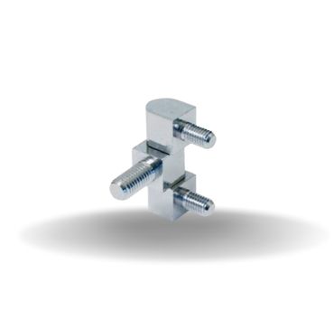 Surface Mount Hinge, Alinhado, Bronze, Cromado,