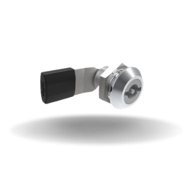 Fecho Lingueta, Universal 3mm, 25mm (.98 in) Altura, com vedação, Zamac, Cromado, Brilhante