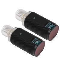 Sensor fotoelétrico M18 tipo barreira série GLV18 2 PNP 0 ... 20 m GD18/GV18/73/120