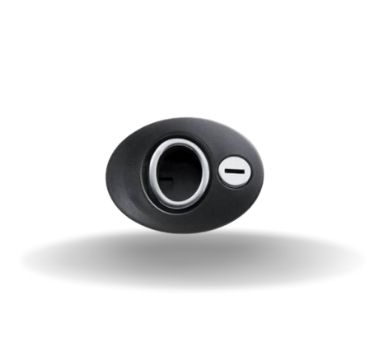 Fechos de Impacto, Travamento com chave, 10 - 16mm Grossura da Porta, Plástico com Aço Inox 322, Preto