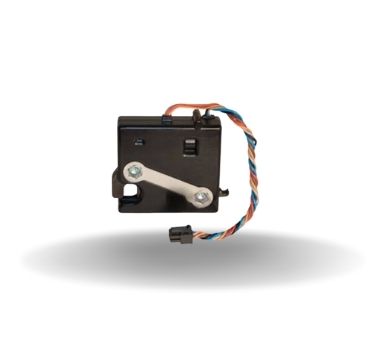 Travas de Impacto Eletrônicas Rotativas, Automático, Somente switch de status do fecho, Conector sem vedação, M5 X 0.8, Aço inox,