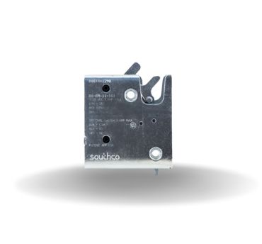 Travas de Impacto Eletrônicas Rotativas, Com retardo, Somente switch de status do fecho, M6 X 1.0, Aço