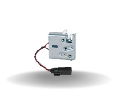Travas de Impacto Eletrônicas Rotativas, Com retardo, Somente switch de status do fecho, M6 X 1.0, Aço inox