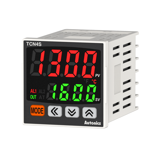 Controladores de temperatura PID econômicos com display duplo Autonics Série TCN