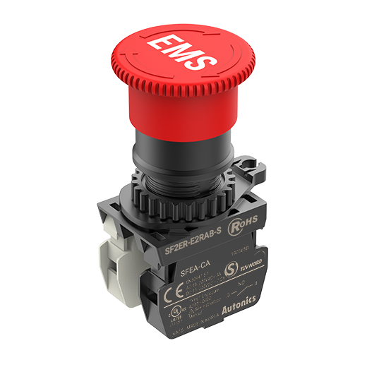 Botão de parada de emergência Autonics SF2ER-E2RAB-S
