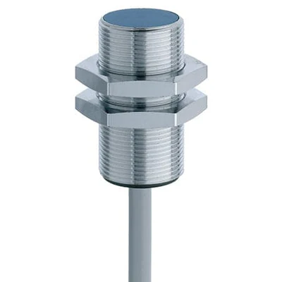 Sensor indutivo Saída analógica Extra Distance Série 500 M18 Quase incorporável 0...10 mm 0...10 V + 4...20 mA DW-AD-509-M18-320