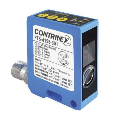 Sensor Fotoelétrico de cor 40 x 50 30...40 mm PBTP Teach em LED, branco FTS-4155-301