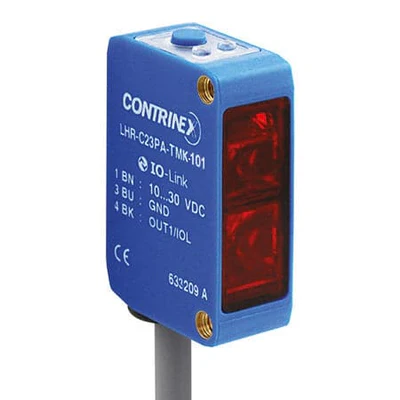 Sensor Fotoelétrico Difuso padrão 20 x 30 (C23) 5...1200 mm ABS Sem LED, vermelho 630 nm LTR-C23PA-NMS-403