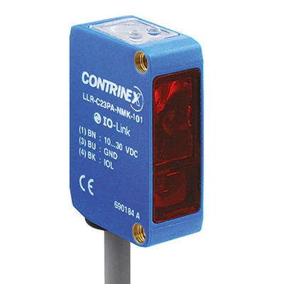 Sensor Fotoelétrico tipo barreira série 20 x 30 (C23) 0...25000 mm ABS LED, vermelho 630 nm LLR-C23PA-NMK-101