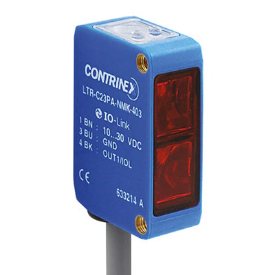 Sensor Fotoelétrico Difuso padrão 20 x 30 (C23) 5...1200 mm ABS Sem LED, vermelho 630 nm LTR-C23PA-NMK-403